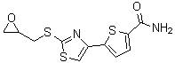 CAS # 1365760-23-1, 5-[2-[(2-Oxiranylmethyl)thio]-4-thiazolyl]-2-thiophenecarboxamide