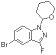 CAS # 1365889-96-8, 5-Bromo-3-fluoro-1-(tetrahydro-2H-pyran-2-yl)-1H-indazole