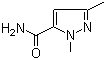 structure of CAS# 136678-93-8, 1,3-二甲基-1H-吡唑-5-甲酰胺