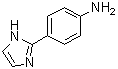 4-(1H-Imidazol-2-yl)benzenamine molecular structure (CAS 13682-33-2)
