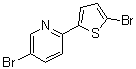 structure of CAS# 136902-53-9, 2-溴-5-(5-溴-2-吡啶基)噻吩