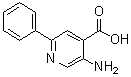 CAS 登录号：1369086-30-5, 5-氨基-2-苯基-4-吡啶羧酸