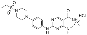 structure of CAS# 1369761-01-2, 赛度替尼盐酸盐