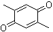 structure of CAS# 137-18-8, 2,5-二甲基-2,5-环己二烯-1,4-二酮