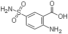 CAS 登录号：137-65-5, 2-氨基苯甲酸-5-磺酰胺, 2-氨基-5-氨磺酰基苯甲酸