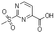 structure of CAS# 1370411-46-3, 2-(甲基磺酰基)-4-嘧啶羧酸