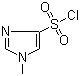 structure of CAS# 137049-00-4, 1-甲基-1H-咪唑-4-磺酰氯