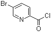 structure of CAS# 137178-88-2, 5-溴吡啶-2-甲酰氯
