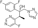 structure of CAS# 137234-62-9, 伏立康唑