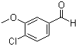 structure of CAS# 13726-16-4, 3-Methoxy-4-chlorobenzaldehyde