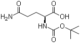 structure of CAS# 13726-85-7, Boc-L-Glutamine