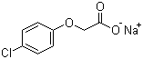 structure of CAS# 13730-98-8, Sodium 4-chlorophenoxyacetate