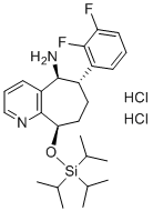 CAS # 1373116-04-1, (5S,6S,9R)-6-(2,3-Difluorophenyl)-9-((triisopropylsilyl)oxy)-6,7,8,9-tetrahydro-5H-cyclohepta[b]pyridin-5-amine dihydrochloride