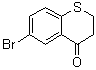 CAS # 13735-13-2, 6-Bromo-2,3-dihydro-4H-1-benzothiopyran-4-one, 2,3-Dihydro-6-bromo-4H-1-benzothiopyran-4-one, 6-Bromo-2,3-dihydro-4H-thiochromen-4-one, 6-Bromothiochroman-4-one