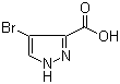 structure of CAS# 13745-17-0, 4-Bromo-1H-pyrazole-3-carboxylic acid