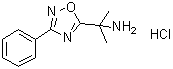 CAS # 1374774-68-1, 5-(2-Aminopropan-2-yl)-3-phenyl-1,2,4-oxadiazole hydrochloride