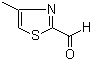 structure of CAS# 13750-68-0, 4-Methyl-1,3-thiazole-2-carboxaldehyde