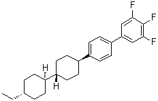 CAS # 137529-40-9, 4'-[(trans,trans)-4'-Ethyl[1,1'-bicyclohexyl]-4-yl]-3,4,5-trifluoro-1,1'-biphenyl, 2-HHBB(F,F)-F