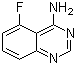 structure of CAS# 137553-48-1, 4-Amino-5-fluoroquinazoline