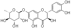 CAS # 137592-12-2, (2R,3R)-Dihydroquercetin-7-O-alpha-L-rhamnoside, (2R,3R)-7-[(6-Deoxy-alpha-L-mannopyranosyl)oxy]-2-(3,4-dihydroxyphenyl)-2,3-dihydro-3,5-dihydroxy-4H-1-benzopyran-4-one