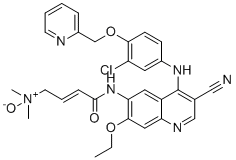 structure of CAS# 1376615-55-2, 来那替尼二甲胺N-氧化物
