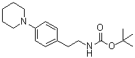 CAS # 1377838-24-8, N-[2-[4-(1-Piperidinyl)phenyl]ethyl]carbamic acid 1,1-dimethylethyl ester
