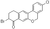 CAS # 1378388-22-7, 9-Bromo-3-chloro-10,11-dihydro-5H-benzo[d]naphtho[2,3-b]pyran-8(9H)-one