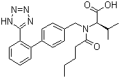 structure of CAS# 137862-53-4, 缬沙坦