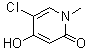 CAS # 1379260-15-7, 5-Chloro-4-hydroxy-1-methyl-2(1H)-pyridinone
