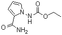 structure of CAS# 1379337-32-2, N-[2-(氨基羰基)-1H-吡咯-1-基]氨基甲酸乙酯