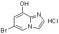 structure of CAS# 1379358-48-1, 6-溴咪唑并[1,2-a]吡啶-8-醇盐酸盐