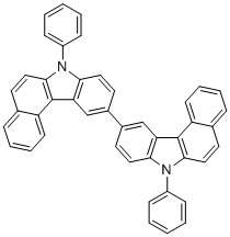 structure of CAS# 1379612-59-5, 7,7'-二苯基-7H,7'H-10,10'-联苯并[c]咔唑