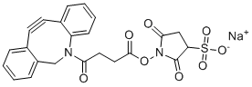 CAS 登录号：1379761-19-9, 磺酸基二苯并环辛炔N-羟基琥珀酰亚胺酯