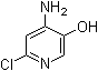 structure of CAS# 138084-65-8, 4-氨基-6-氯-3-吡啶醇