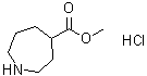 structure of CAS# 1383132-15-7, 六氢-1H-氮杂卓-4-羧酸甲酯盐酸盐