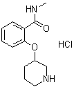 CAS # 1383132-75-9, N-Methyl-2-(3-piperidinyloxy)benzamide hydrochloride (1:1)