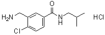 CAS # 1383133-66-1, 3-(Aminomethyl)-4-chloro-N-(2-methylpropyl)benzamide hydrochloride (1:1)