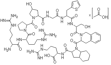 structure of CAS# 138614-30-9, 艾替班特乙酸盐