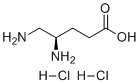 CAS # 138661-27-5, (4R)-4,5-Diaminopentanoic acid dihydrochloride