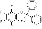 structure of CAS# 138687-69-1, 五氟苯基二苯基膦酸酯