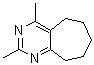6,7,8,9-Tetrahydro-2,4-dimethyl-5H-cycloheptapyrimidine molecular structure (CAS 138722-72-2)