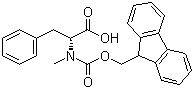 structure of CAS# 138775-05-0, Fmoc-N-methyl-D-phenylalanine
