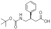 CAS 登录号：138782-45-3, (R)-beta-[[[叔丁氧羰基]氨基]甲基]苯丙酸