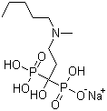 structure of CAS# 138844-81-2, Ibandronate sodium