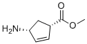 structure of CAS# 138923-03-2, (1S,4R)-甲基4-氨基环戊-2-烯羧酸酯