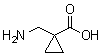 structure of CAS# 139126-45-7, 1-(氨基甲基)环丙烷羧酸