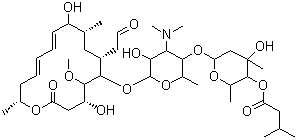 structure of CAS# 1392-21-8, 吉他霉素