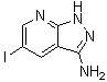 5-Iodo-1H-pyrazolo[3,4-b]pyridin-3-amine molecular structure (CAS 1392152-87-2)