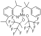 structure of CAS# 139220-25-0, 2,6-二异丙基苯基亚氨基叔丁基亚苯基钼(VI)双(六氟叔丁醇化物)