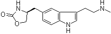 CAS # 139264-35-0, (4S)-4-[[3-[2-(Methylamino)ethyl]-1H-indol-5-yl]methyl]-2-oxazolidinone, 183C91